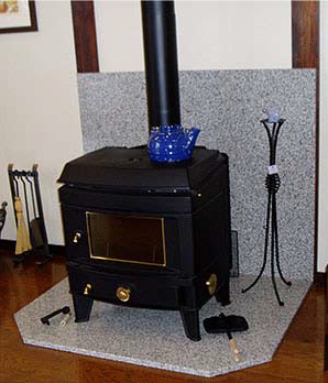 天然石炉台セット