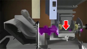 1.ペレットタンクからペレットを自動投下