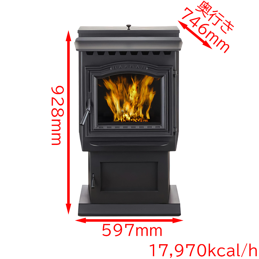 P68 ペレットストーブ