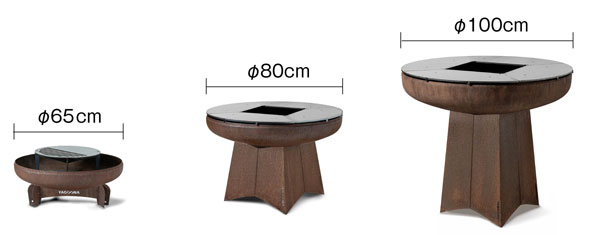 ヤグーナ ファイヤーボウル φ65 オプション